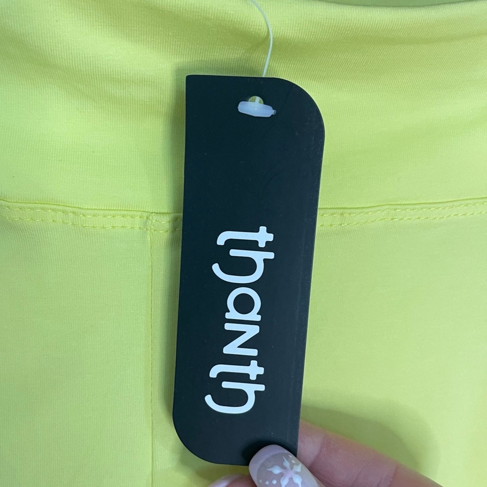 Thanth Performance Active Leggings Yellow - Picture 4 of 5
